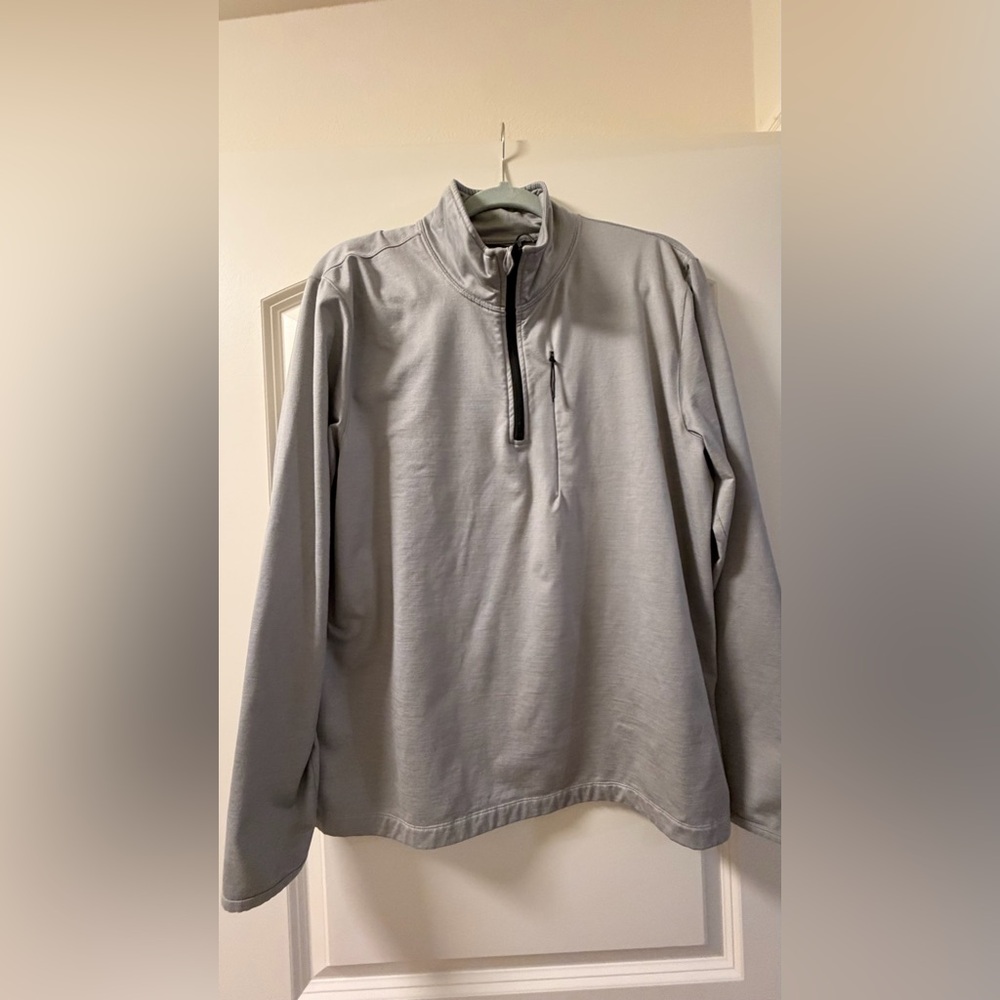 Abercrombie & Fitch Heather Gray Soft Air Knit Pullover